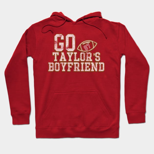 Go Taylors Boyfriend Retro Style Hoodie by Trendsdk